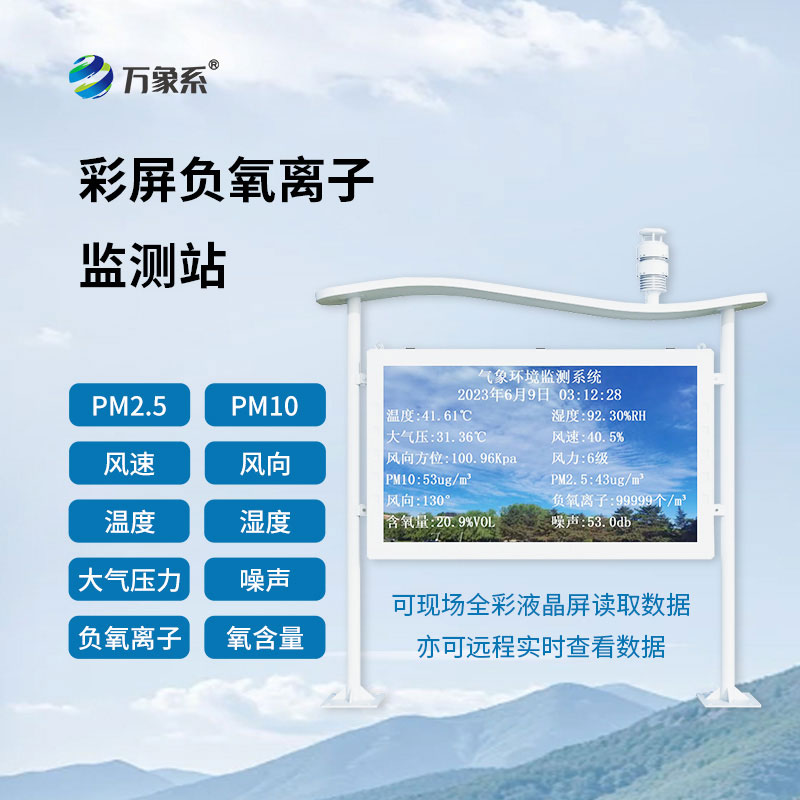 一體化負氧離子監測站